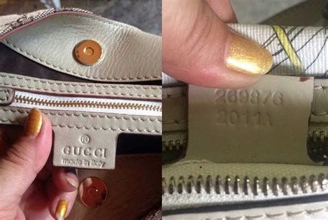 how to verify a gucci serial number|how to tell if gucci bag is real.